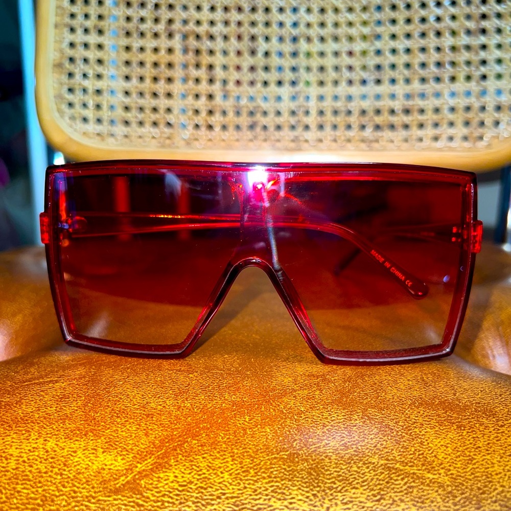 Oversized Shield Sunglasses